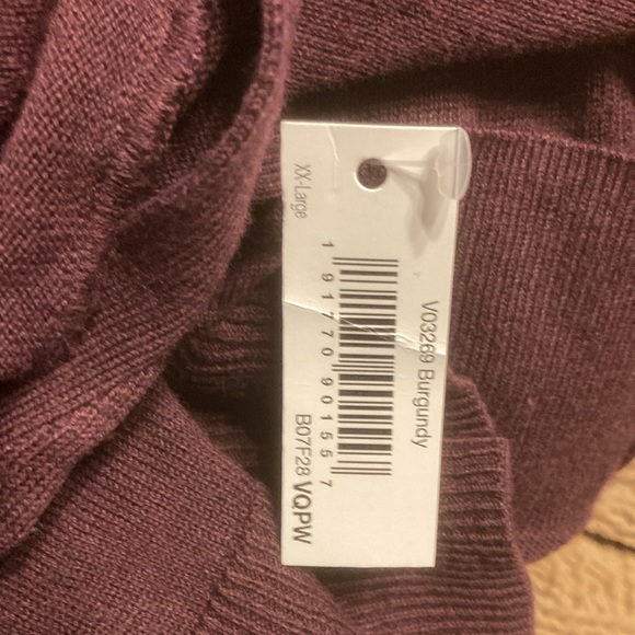 New size xx-large Color Burgundy - Picture 3 of 4